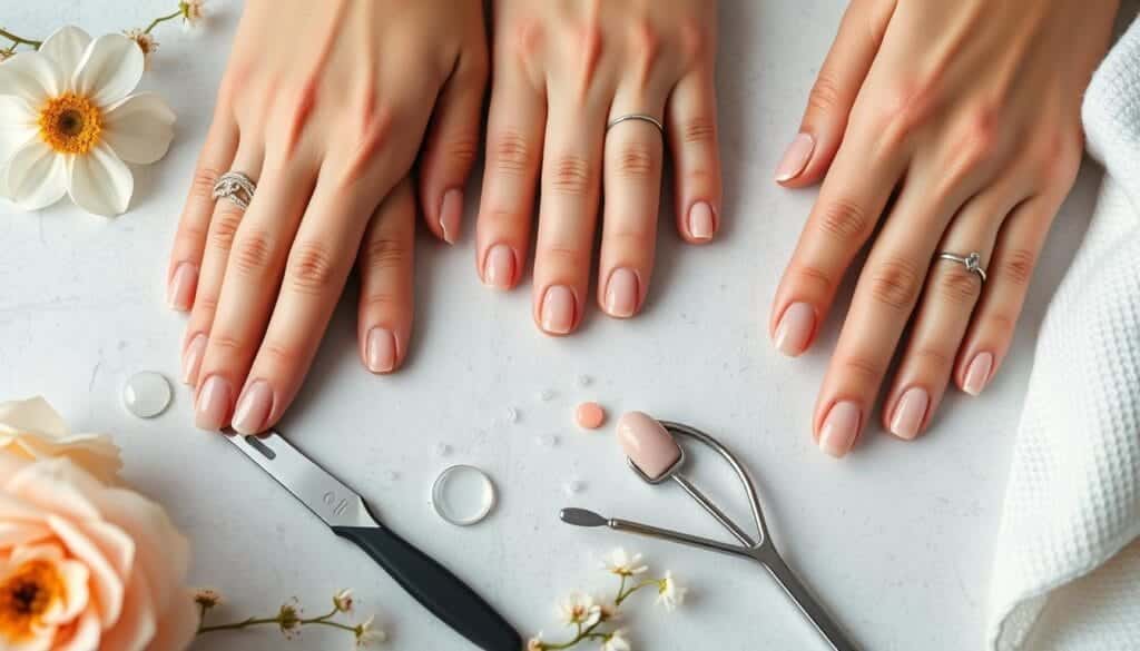 уход за короткими ногтями